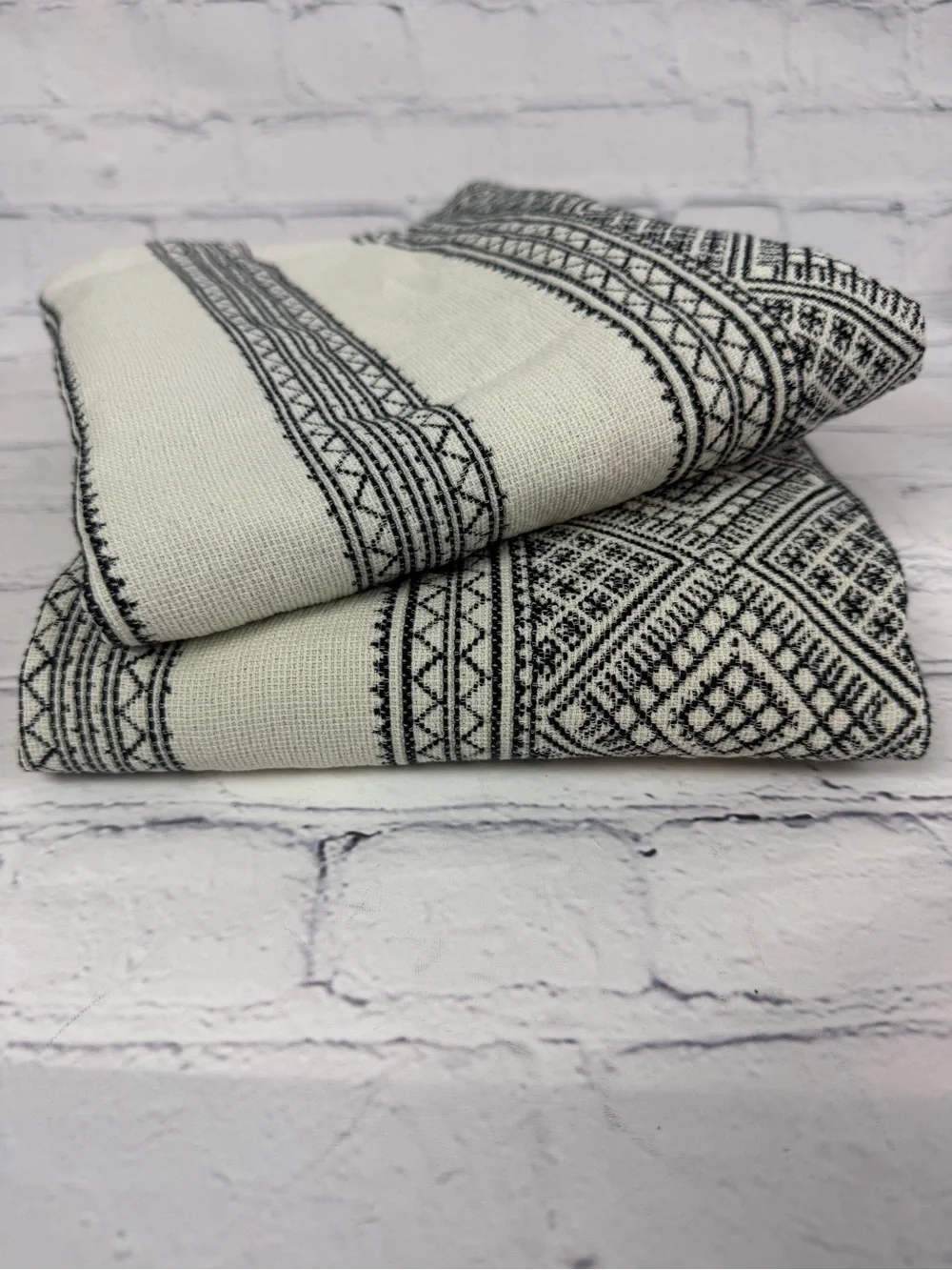Lauren Ralph Lauren Taylor King Sham Set Southwestern Cotton EUC